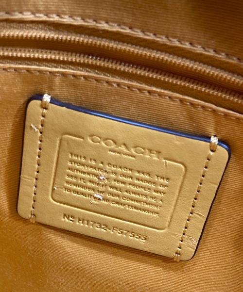 COACH（コーチ）COACH (コーチ) ハンドバッグ イエローの古着・服飾アイテム