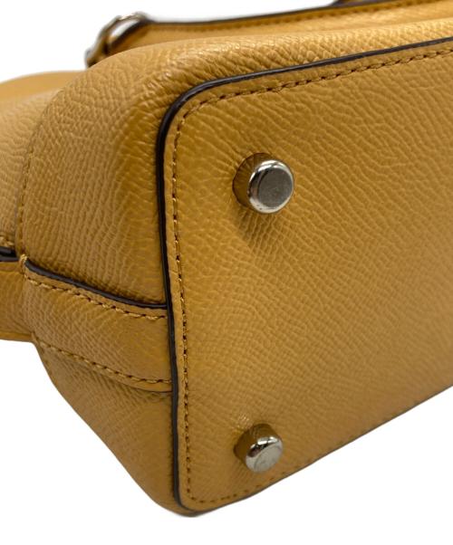 COACH（コーチ）COACH (コーチ) ハンドバッグ イエローの古着・服飾アイテム