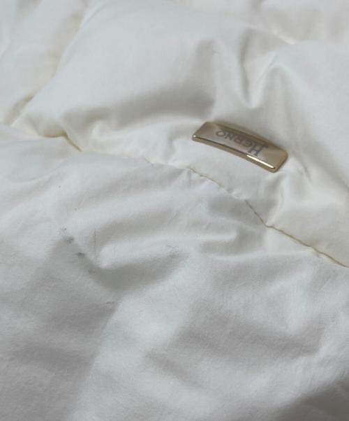 HERNO（ヘルノ）HERNO (ヘルノ) ダウン切替コート ホワイト サイズ:42の古着・服飾アイテム