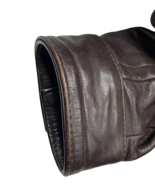 BANANA REPUBLIC（バナナリパブリック）BANANA REPUBLIC (バナナリパブリック) レザーブルゾン ブラウン サイズ:Mの古着・服飾アイテム