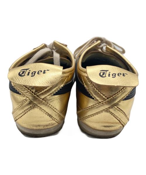 Onitsuka Tiger（オニツカタイガー）Onitsuka Tiger (オニツカタイガー) MEXICO 66 GOLD/BLACK ゴールド サイズ:28cmの古着・服飾アイテム