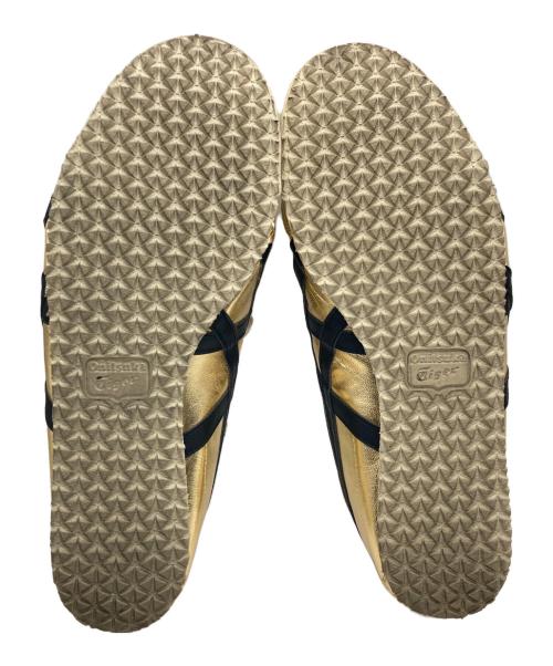 Onitsuka Tiger（オニツカタイガー）Onitsuka Tiger (オニツカタイガー) MEXICO 66 GOLD/BLACK ゴールド サイズ:28cmの古着・服飾アイテム