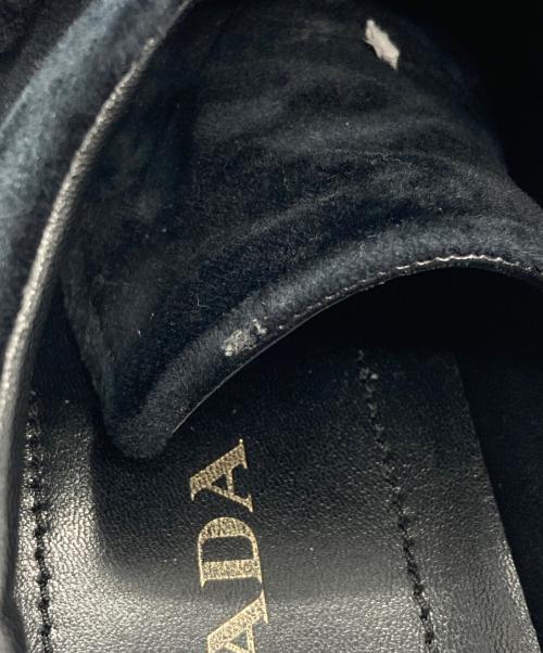PRADA（プラダ）PRADA (プラダ) ベロアスニーカー ブラック サイズ:22.5cmの古着・服飾アイテム