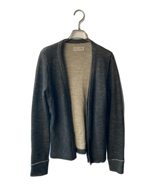 YOHJI YAMAMOTO（ヨウジヤマモト）YOHJI YAMAMOTO (ヨウジヤマモト) ウールカーディガン グレー サイズ:2の古着・服飾アイテム