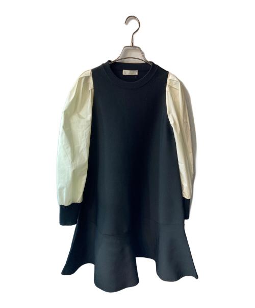 CELFORD（セルフォード）CELFORD (セルフォード) 切替ワンピース ブラック サイズ:36の古着・服飾アイテム