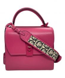 Salvatore Ferragamo（サルヴァトーレ フェラガモ）の古着「BOXYZ ショルダーバッグ」｜ピンク
