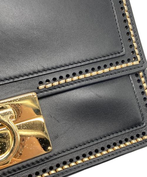 Salvatore Ferragamo（サルヴァトーレ フェラガモ）Salvatore Ferragamo (サルヴァトーレ フェラガモ) ショルダーバッグ ブラックの古着・服飾アイテム