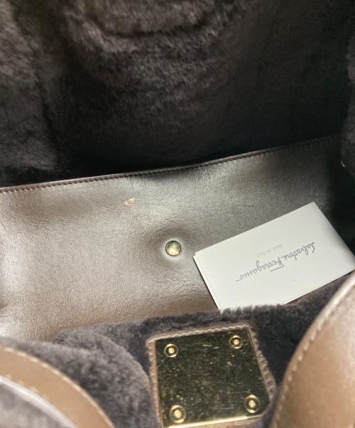 Salvatore Ferragamo（サルヴァトーレ フェラガモ）Salvatore Ferragamo (サルヴァトーレ フェラガモ) トートバッグ ブラウンの古着・服飾アイテム
