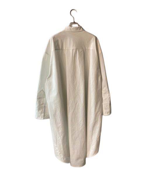 UN3D.（アンスリード）UN3D. (アンスリード) 2WAY LONG SHIRT OP ホワイト サイズ:36の古着・服飾アイテム