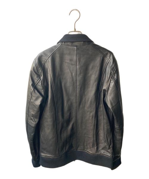TORNADO MART（トルネードマート）TORNADO MART (トルネードマート) トラックレザーブルゾン ブラック サイズ:Lの古着・服飾アイテム
