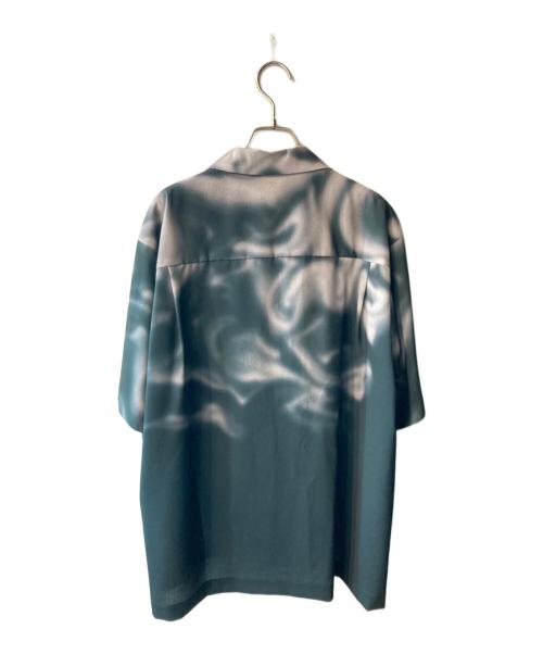 UNITED TOKYO（ユナイテッドトーキョー）UNITED TOKYO (ユナイテッドトーキョー) ブラッシュマーブルグラデオープンカラーシャツ グリーン サイズ:1 未使用品の古着・服飾アイテム