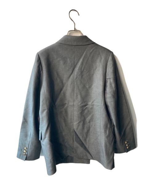 Mystrada（マイストラーダ）Mystrada (マイストラーダ) ダブルジャケット グレー サイズ:36の古着・服飾アイテム