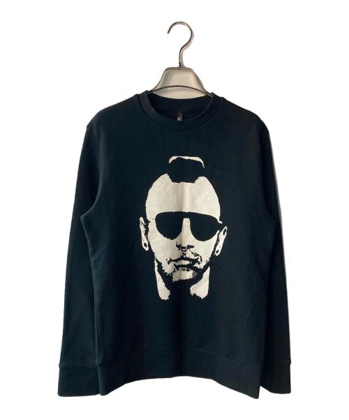NEIL BARRETT（ニールバレット）NEIL BARRETT (ニールバレット) プリントスウェット ブラック サイズ:XXSの古着・服飾アイテム