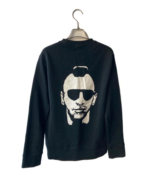 NEIL BARRETT（ニールバレット）NEIL BARRETT (ニールバレット) プリントスウェット ブラック サイズ:XXSの古着・服飾アイテム