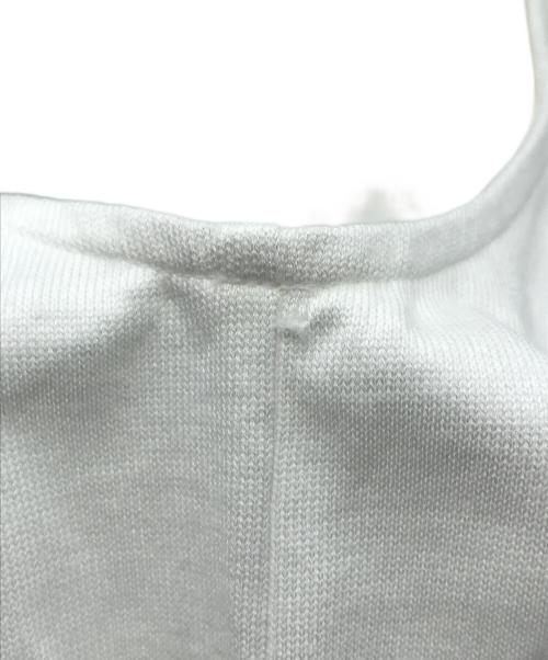 ebure（エブール）ebure (エブール) クールミニパイル ワンピース ロング ホワイト サイズ:38の古着・服飾アイテム