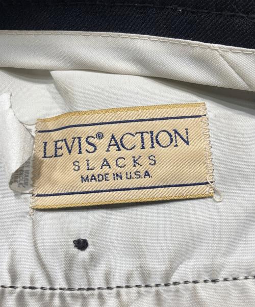 LEVI'S（リーバイス）LEVI'S (リーバイス) ACTION SLACKS ブラック サイズ:ｻｲｽﾞ不明の古着・服飾アイテム