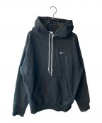 NIKEナイキ）の古着「Swoosh Fleece Hoodie」｜ブラック