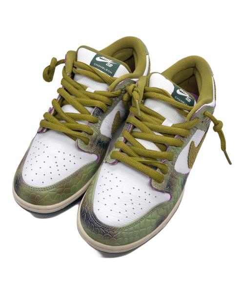 NIKE（ナイキ）NIKE (ナイキ) SB DUNK LOW PRO QS ホワイト×カーキ サイズ:28.5cmの古着・服飾アイテム