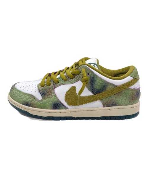 NIKE（ナイキ）NIKE (ナイキ) SB DUNK LOW PRO QS ホワイト×カーキ サイズ:28.5cmの古着・服飾アイテム