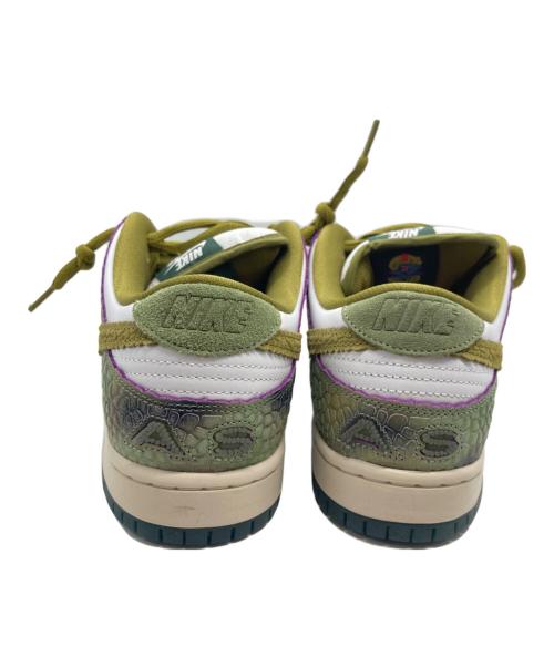 NIKE（ナイキ）NIKE (ナイキ) SB DUNK LOW PRO QS ホワイト×カーキ サイズ:28.5cmの古着・服飾アイテム