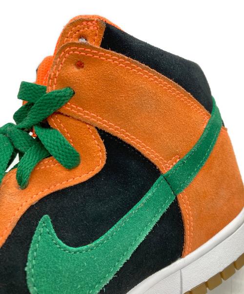 NIKE（ナイキ）NIKE (ナイキ) DUNK HI BY YOU グリーン×オレンジ サイズ:28.5cmの古着・服飾アイテム