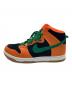 NIKE (ナイキ) DUNK HI BY YOU グリーン×オレンジ サイズ:28.5cm：4000円