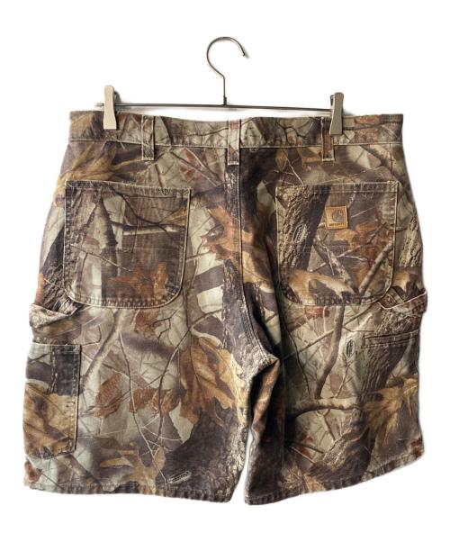CarHartt（カーハート）CarHartt (カーハート) リアルツリーカモハーフパンツ ブラウン サイズ:W36の古着・服飾アイテム