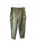 NO BRAND（ノーブランド）の古着「60's フランス軍 カーゴパンツ」｜カーキ
