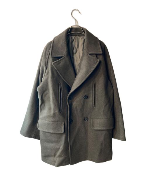 nano・universe（ナノ・ユニバース）nano・universe (ナノ・ユニバース) Pコート ブラウン サイズ:Mの古着・服飾アイテム