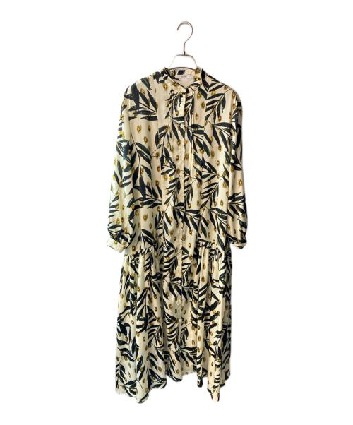 JOURNAL STANDARD relume（ジャーナルスタンダード レリューム）JOURNAL STANDARD relume (ジャーナルスタンダード レリューム) ホワイトボタニカルワンピース アイボリー サイズ:freeの古着・服飾アイテム