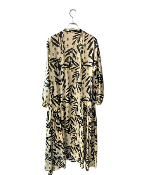 JOURNAL STANDARD relume（ジャーナルスタンダード レリューム）JOURNAL STANDARD relume (ジャーナルスタンダード レリューム) ホワイトボタニカルワンピース アイボリー サイズ:freeの古着・服飾アイテム