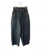 jiedaジエダ）の古着「SUPER WIDE DENIM」｜ブラック