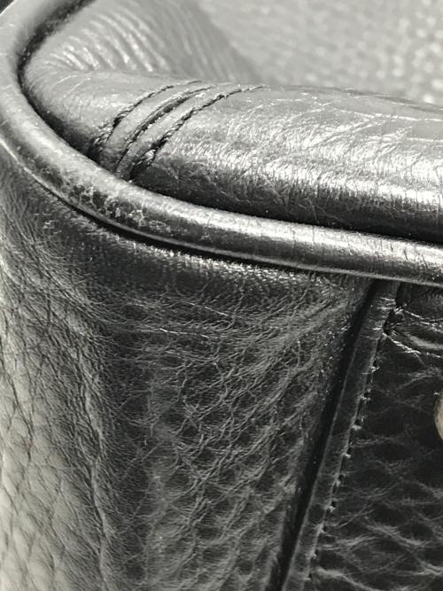 PELLE MORBIDA（ペッレモルビダ）PELLE MORBIDA (ペッレモルビダ) レザービジネストートバッグ ブラックの古着・服飾アイテム