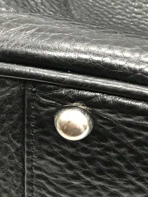 PELLE MORBIDA（ペッレモルビダ）PELLE MORBIDA (ペッレモルビダ) レザービジネストートバッグ ブラックの古着・服飾アイテム