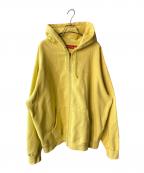 SUPREMEシュプリーム）の古着「Small Box Zip Up Hooded Sweatshirt」｜イエロー