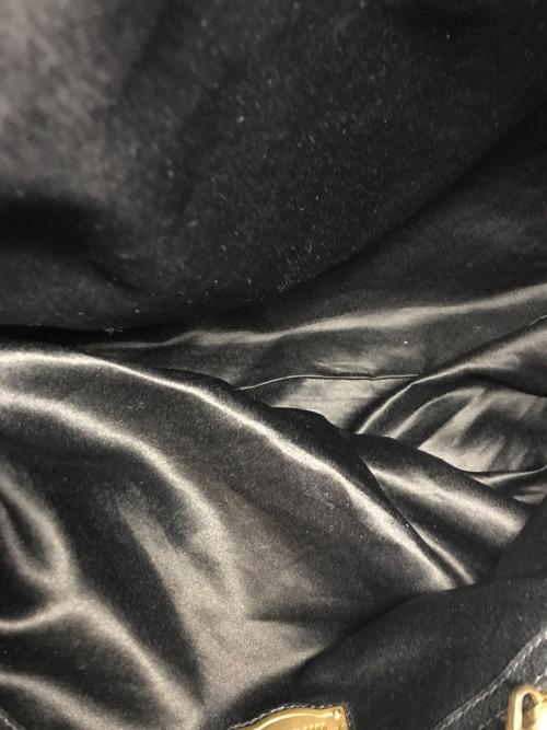 MIU MIU（ミュウミュウ）MIU MIU (ミュウミュウ) VITELLO LUX 2WAY BAG ブラックの古着・服飾アイテム