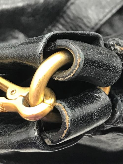 MIU MIU（ミュウミュウ）MIU MIU (ミュウミュウ) VITELLO LUX 2WAY BAG ブラックの古着・服飾アイテム