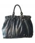 MIU MIU (ミュウミュウ) VITELLO LUX 2WAY BAG ブラック：48000円