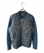 DIESELディーゼル）の古着「スウェット切替ブルゾン」｜ネイビー