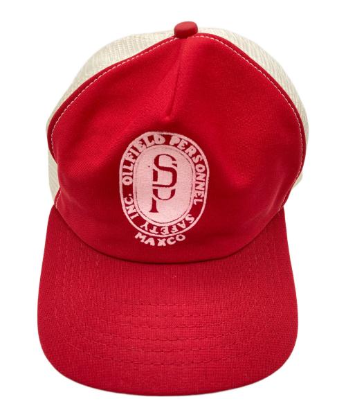 New Era（ニューエラ）New Era (ニューエラ) 60s メッシュキャップ レッドの古着・服飾アイテム