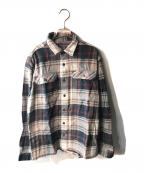 Patagoniaパタゴニア）の古着「ロングスリーブ・フィヨルド・フランネル・シャツ」｜ネイビー
