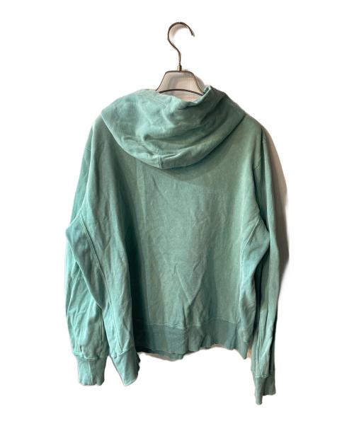 REMI RELIEF（レミレリーフ）REMI RELIEF (レミレリーフ) ダメージ加工パーカー グリーン サイズ:Lの古着・服飾アイテム