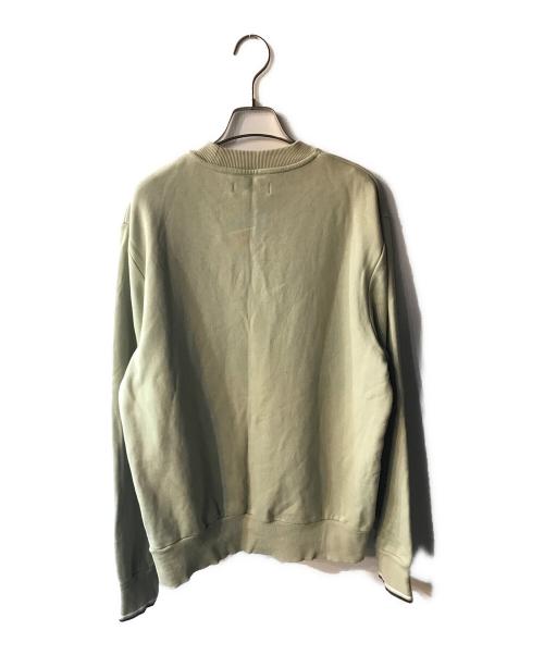 FRED PERRY（フレッドペリー）FRED PERRY (フレッドペリー) ワンポイントロゴ刺繍スウェット カーキ サイズ:Lの古着・服飾アイテム