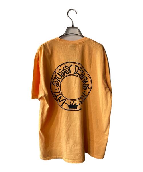 stussy（ステューシー）stussy (ステューシー) Buana Pigment Dyed Tee オレンジ サイズ:L 未使用品の古着・服飾アイテム