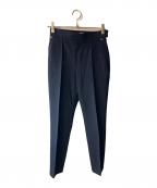 HERMESエルメス）の古着「ピンタックスラックス」｜ネイビー