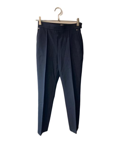 HERMES（エルメス）HERMES (エルメス) ピンタックスラックス ネイビー サイズ:36の古着・服飾アイテム
