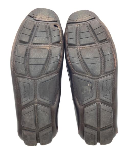 Salvatore Ferragamo（サルヴァトーレ フェラガモ）Salvatore Ferragamo (サルヴァトーレ フェラガモ) ドライビングシューズ ブラウン サイズ:6　1/2の古着・服飾アイテム