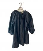 UNITED ARROWSユナイテッドアローズ）の古着「ブラウスワンピース」｜ブラック