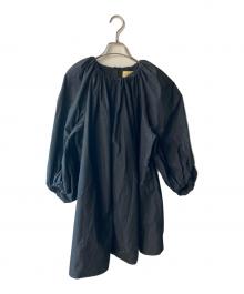 UNITED ARROWS（ユナイテッドアローズ）の古着「ブラウスワンピース」｜ブラック