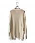 KAMIYA (カミヤ) Distressed Knit Cardigan ホワイト サイズ:M：12000円